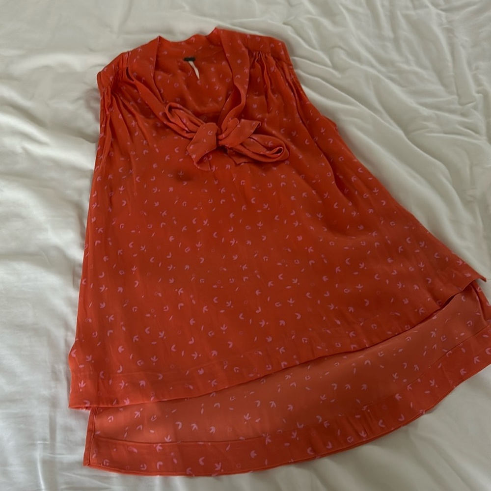 Orange Free People top xs